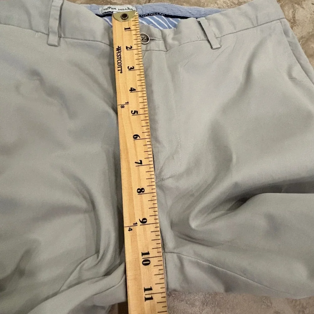 Peter‎ Millar Mens Grey Cotton Silk Blend Chino Pants MS20B50 Size 34